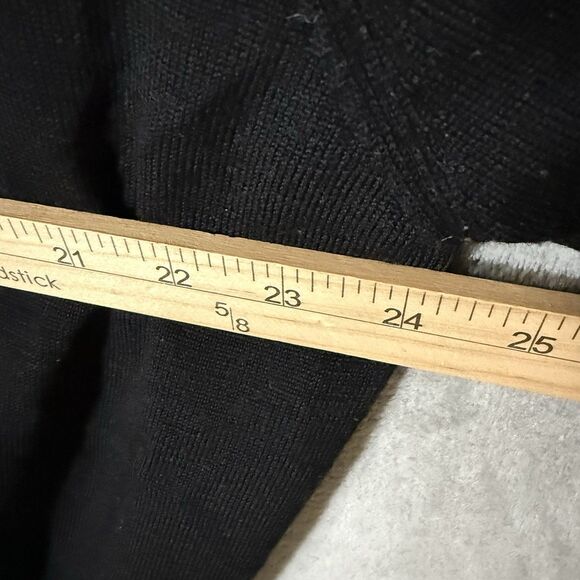 FootJoy Sweater XL Black Half Zip Pullover Wool Lined Golf Performance Indian - Picture 7 of 10